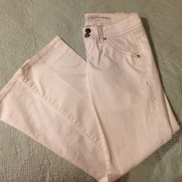 Guess pants in white