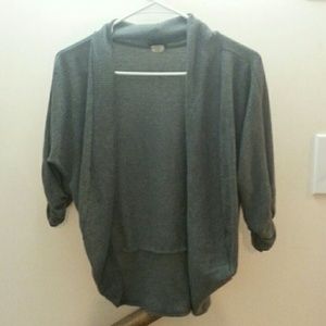 Gray cardigan