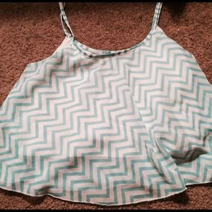 Chevron crop top