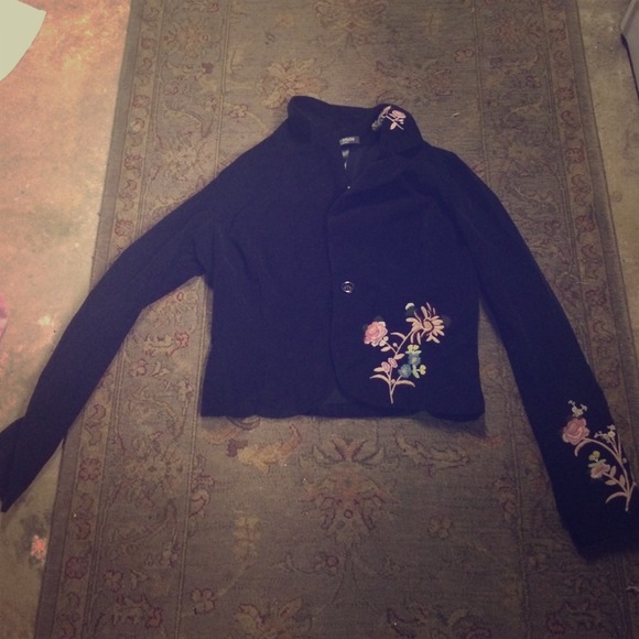 Cute flower blazer