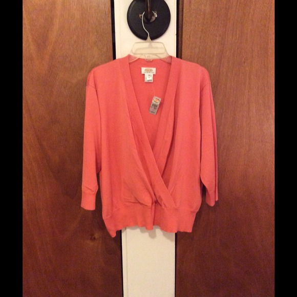 Coral Knit Sweater. Never worn!