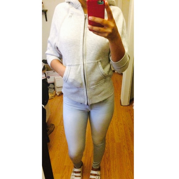 Light grey Abercrombie jacket