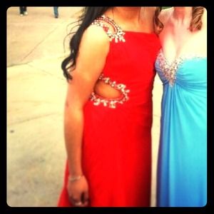 Red prom dress