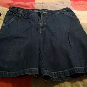 Men's denim carpenter shorts size 38