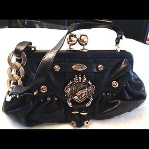 Juicy Couture "It Girl" Black Frame bag - EUC!