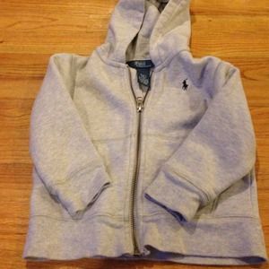 Toddler boys polo sweatshirt