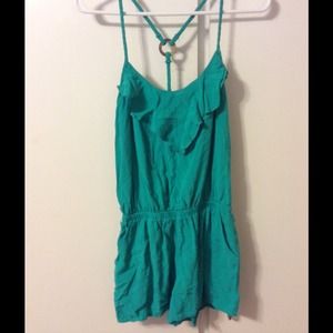 Teal Romper