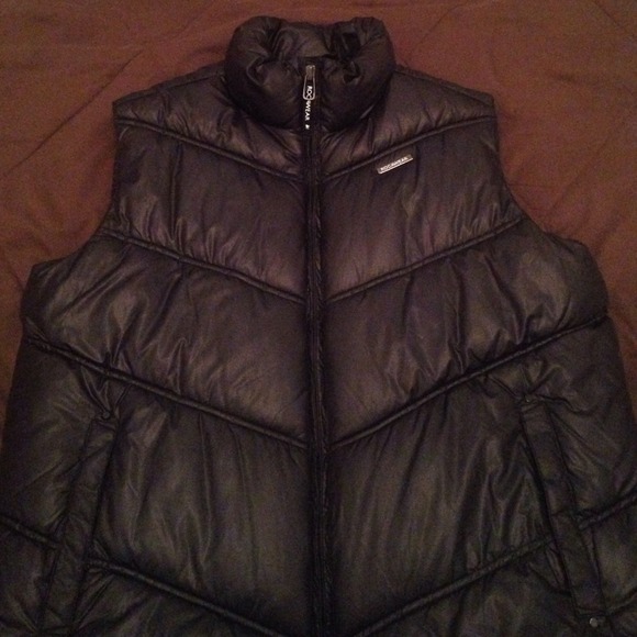 Black winter vest