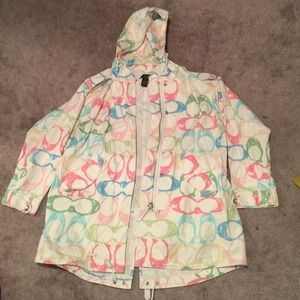 Vintage coach scribble jacket size small