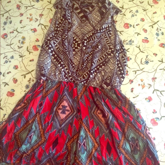 Angie's tribal romper.