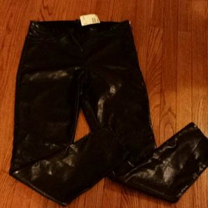 H&M Faux leather leggings