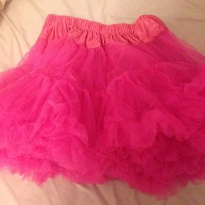 Halloween hot pink tutu petticoat