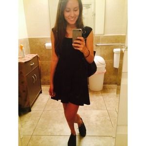 Pacsun Black Skater Dress