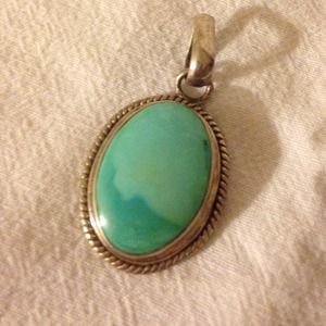Sterling Silver & Turquoise Pendant