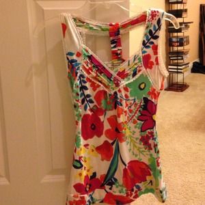 Floral tank top