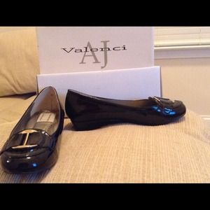 AJ Valenci Black Patent leather women's shoes