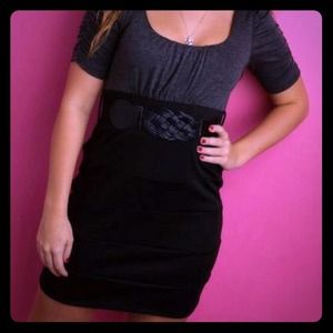 Dress with belt