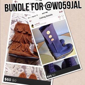 Uggs and Minnetonka boots