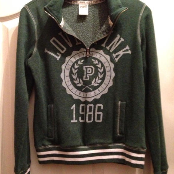 VS PINK pullover half-zip sweatshirt XS