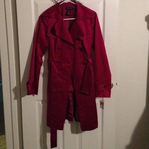 Fucshia pink Rampage trench coat NWT!!