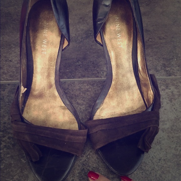 Stylish  chocolate brown pair
