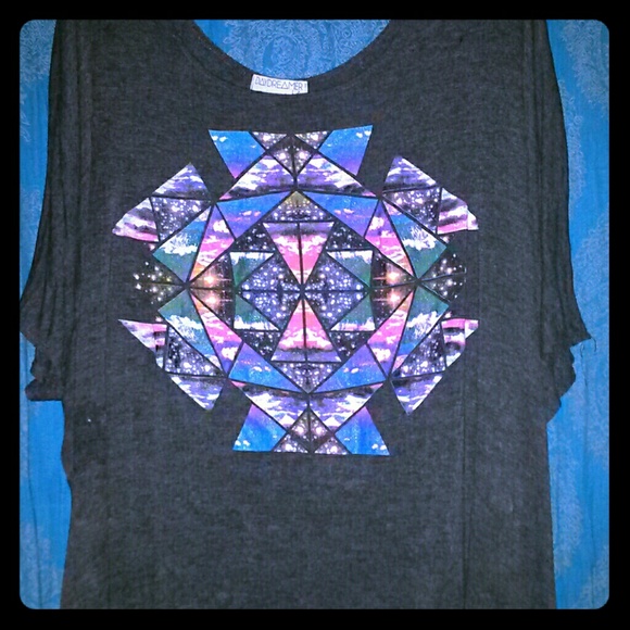 Oversized Prismatic Tee