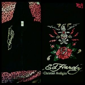Ed Hardy Zip Hoodie Sweater