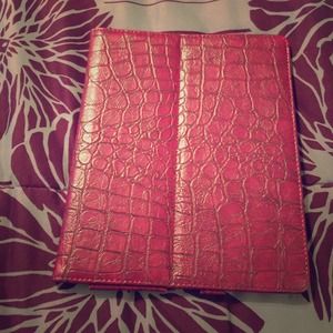 Bakers iPad case (maroon).