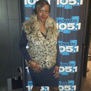 Michael Kors faux fur vest