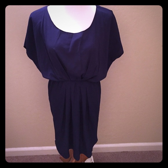 Flattering Aqua Royal Purple Dress