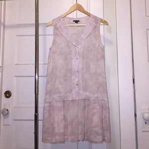 Theory sheer dress, baby pink