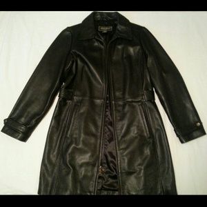 Leather Eddie Bauer Coat