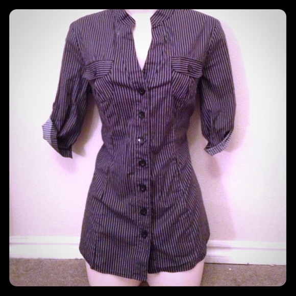 ✨Casual Work Striped Button Down Shirt✨