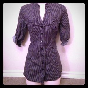 ✨Casual Work Striped Button Down Shirt✨