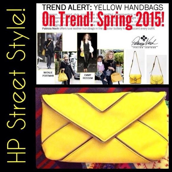 Yellow Clutch Small Bag