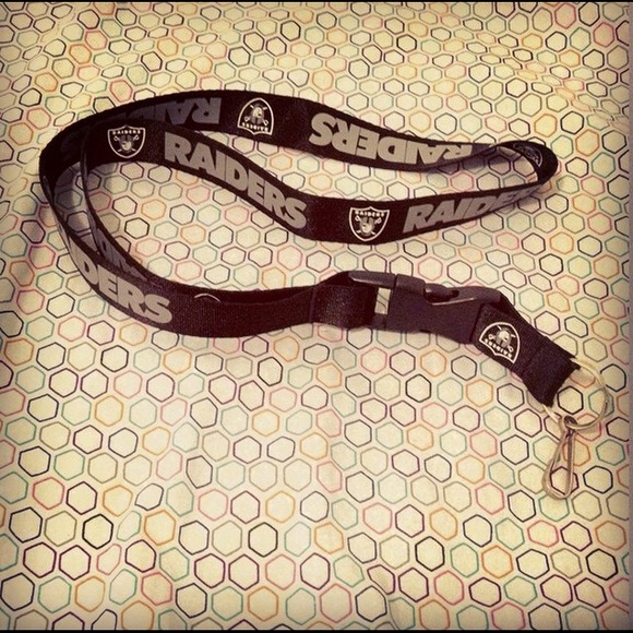 Raiders lanyard