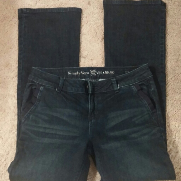❌SOLD❌Simply Vera Vera Wang Denim Trouser Pants