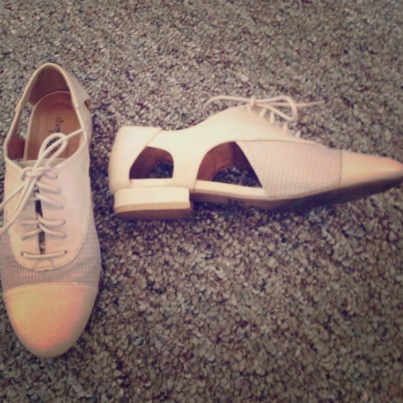 Cream Oxfords