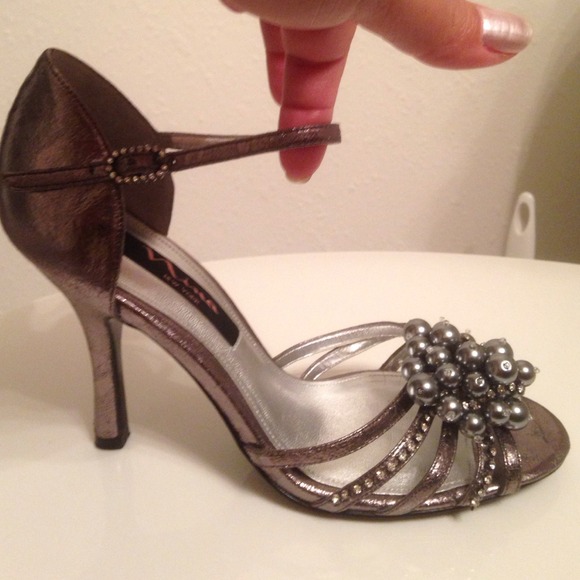 Silver Nina shoes