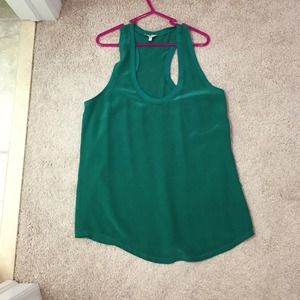 Joie Alicia racerback silk top