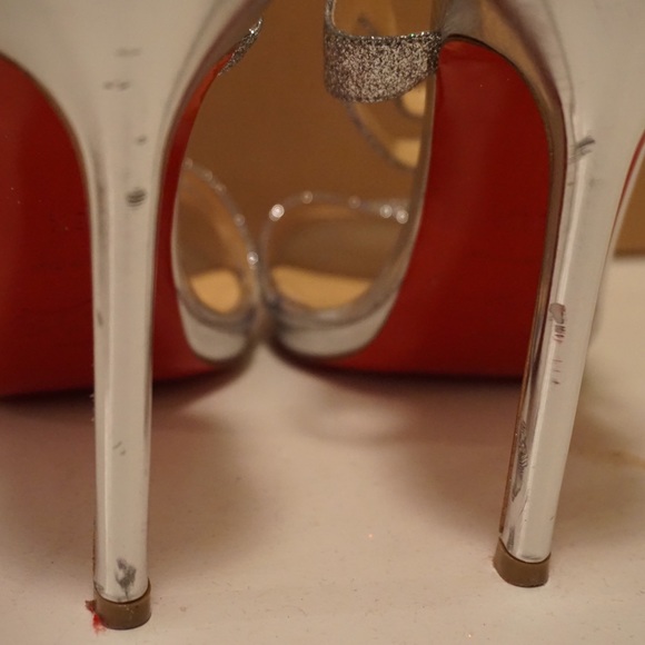 Authentic Christian Louboutin Glitter Stilettos - Picture 4 of 5