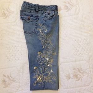 Floral Jeans