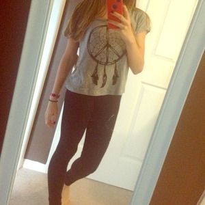 Black and grey dream catcher shirt!