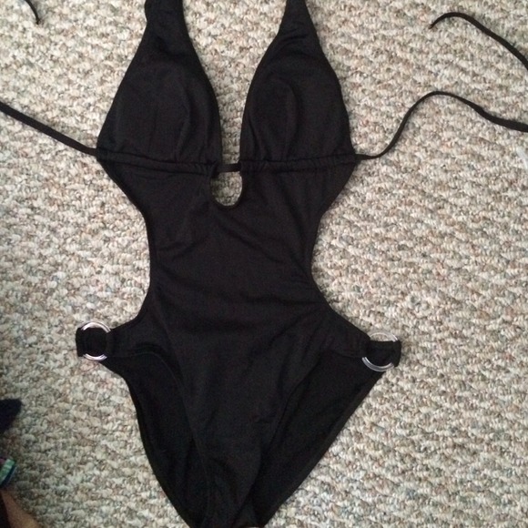 Black monokini nwot