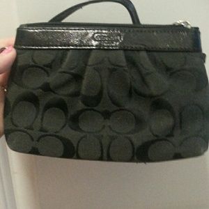 Very nice coach clutch and jacket