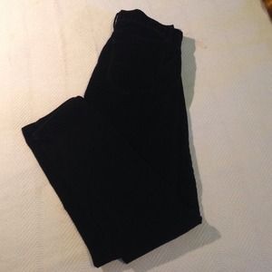 Loft black corduroy pants
