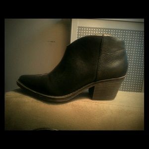 BLACK ankle boots