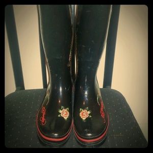 Ed hardy rain boots