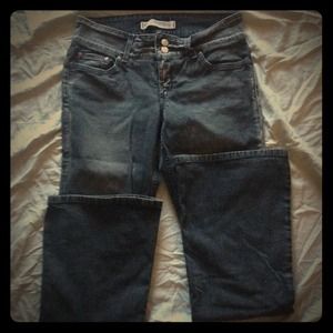 Black flare jeans