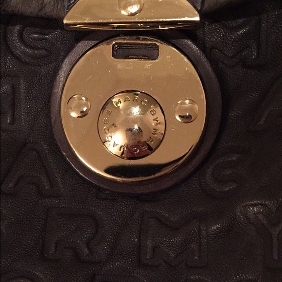 Marc by Marc Jacobs Embossed Navy hobo bag - Picture 3 of 4